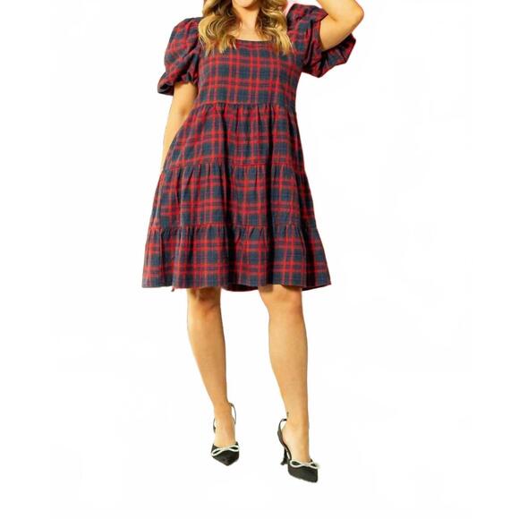 SOUTHERN GRACE Dresses & Skirts - NEW SOUTHERN GRACE fireside christmas dress in plaid